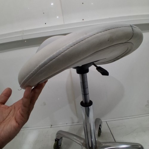 PROFESSIONAL SADDLE STOOL - GREY image 3
