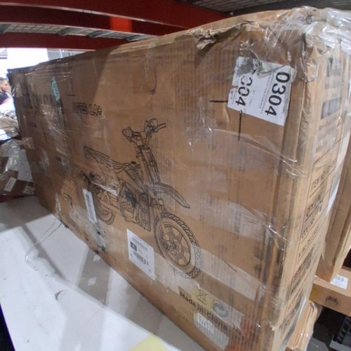 KIDS BLITZSHARK ELECTRIC DIRT BIKE WITH DUAL DISC BRAKES - 36V 650W - WHITE (MODEL: BDM-0938 (SRK-MC20)) image 11