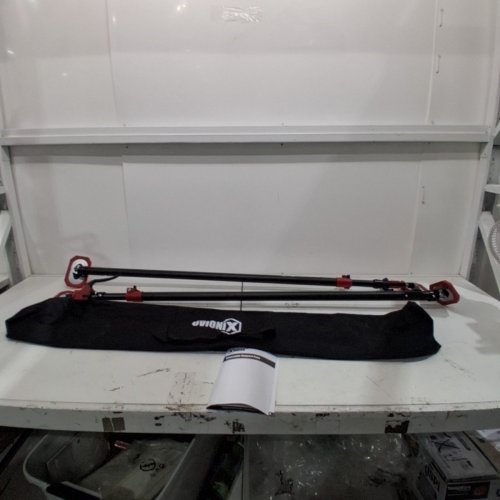2PK XINQIAO ADJUSTABLE SUPPORT POLE 49.2" X 119.2" - BLACK/RED image 2