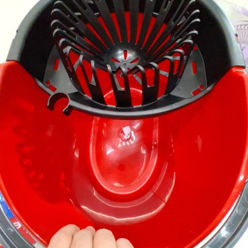 VILDEA QUICKWRING BUCKET WITH TORSION WRINGER WITH MOP & REFILL - 10L - RED image 3