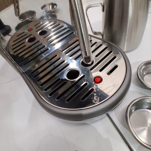 BREVILLE THE BAMBINO COMPACT ESPRESSO MAKER - STAINLESS STEEL (MODEL: BES450BSS) image 5