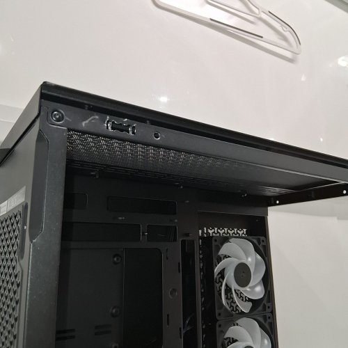 CORSAIR FRAME 4000 SERIES TEMPERED GLASS MODULAR MID-TOWER ATX PC CASE - *CASE ONLY* - BLACK (MODEL: CC-9011297-WW) image 3