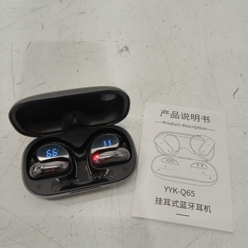 BLUETOOTH WIRELESS RUNNING OUT OF EAR HEADPHONES - BLACK (MODEL: YYK-Q65) image 3
