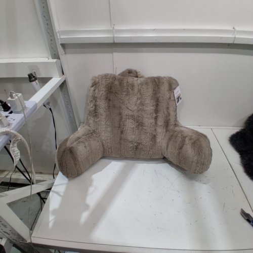 SUTTON PLACE BACKREST PILLOW - 18" X 30" X 14" - TAUPE/BROWN (MODEL: 2816170) image 2