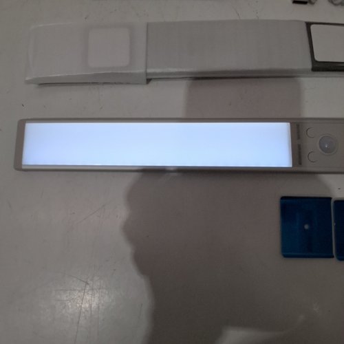 2PK LUCK AROUND RECHARGEABLE UNDER CABINET LIGHTS - 10" - GREY image 2