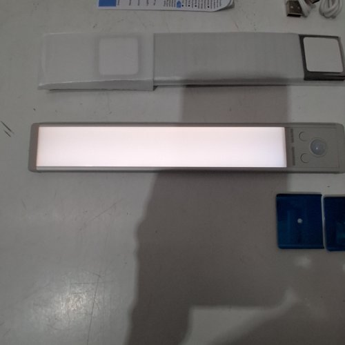 2PK LUCK AROUND RECHARGEABLE UNDER CABINET LIGHTS - 10" - GREY image 3