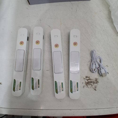 4PK WILLED RECHARGEABLE UNDER CABINET LIGHTS WITH MOTION SENSOR - 6000K COOL WHITE - WHITE image 4