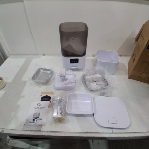 DOEL 2-IN-1 SMART PET FEEDER & WATER DISPENSER - 6L/24 CUPS - WHITE (MODEL: DSPH-01-5G) image 3