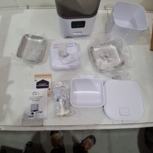 DOEL 2-IN-1 SMART PET FEEDER & WATER DISPENSER - 6L/24 CUPS - WHITE (MODEL: DSPH-01-5G) image 4