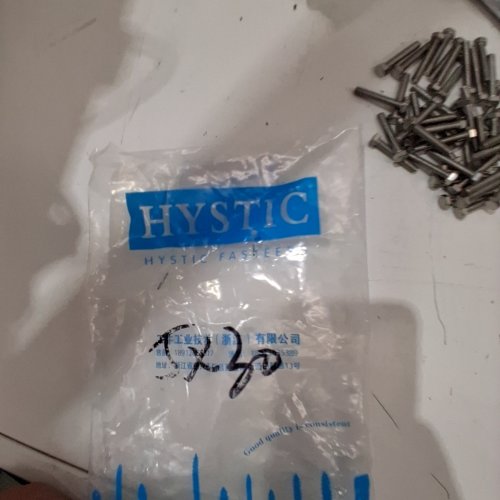 50PC HYSTIC HEX HEAD BOLTS - M5 X30MM - SILVER image 2