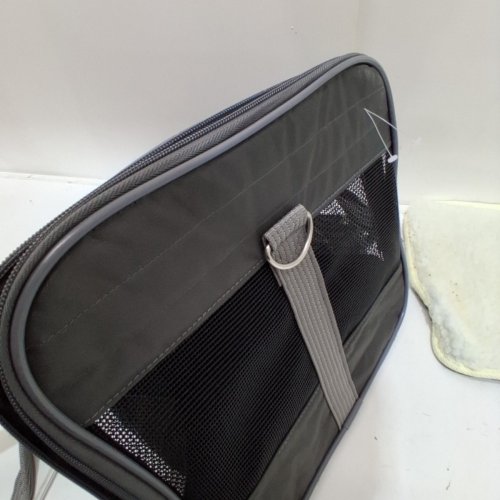 SHERPA ORIGINAL DELUXE TRAVEL PET CARRIER - LARGE - GREY image 4