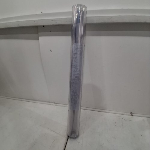 PLASTIC TABLE COVER - PVC RECTANGULAR DESK MAT FOR DINING TABLE, WORK TABLE - 24" X 48" - CLEAR (MODEL: F085-2T-061124) image 2