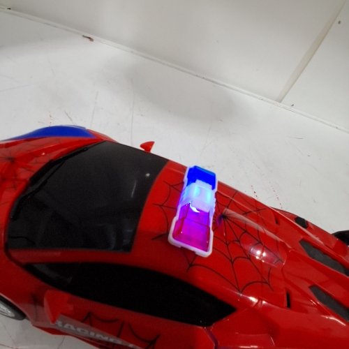 TECNОCK REMOTE CONTROL TRANSFORMING RC CAR WITH LED LIGHTS - 2.4GHZ - RED AND BLUE (MODEL: YT6621) image 2