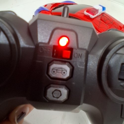 TECNОCK REMOTE CONTROL TRANSFORMING RC CAR WITH LED LIGHTS - 2.4GHZ - RED AND BLUE (MODEL: YT6621) image 3