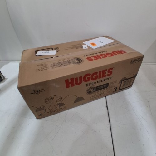 168PK HUGGIES LITTLE MOVERS DIAPERS HUGGFIT WITH 360° WAISTBAND - SIZE 3 image 2