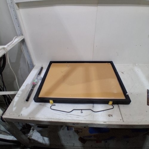 JERSEY FRAME DISPLAY CASE - 24" X 31" - BLACK/GOLD image 2