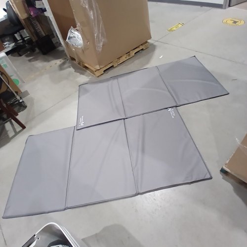 2PK MELIUSLY FOLDING MATTRESS SUPPORT BOARD - (TWIN) 38" X 75" - GRAY (MODEL: BKBTXL01_X2) image 3