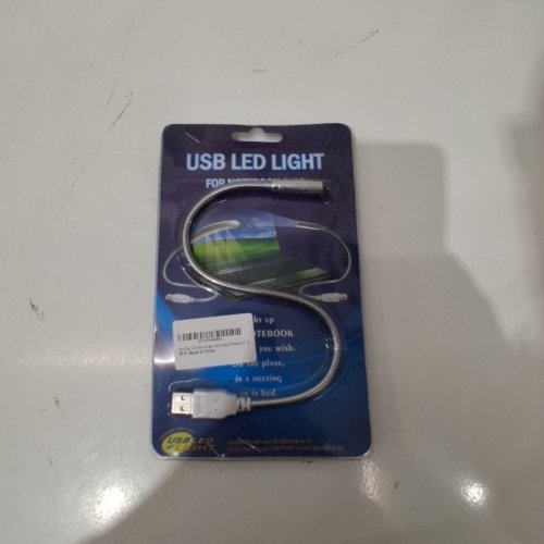 2PK USB LED NOTEBOOK LIGHT FOR KEYBOARDS - 14" - SILVER image 2