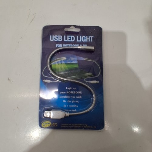 2PK USB LED NOTEBOOK LIGHT FOR KEYBOARDS - 14" - SILVER image 3