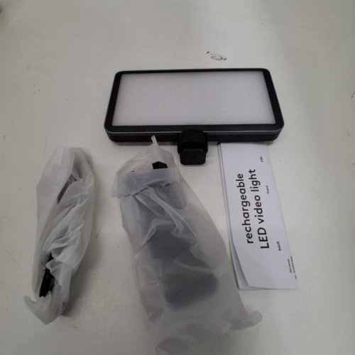 HEYDAY RECHARGEABLE LED CAMERA/VIDEO LIGHTING ACCESSORY WITH PHONE MOUNT - BLACK (MODEL: LEDLT1) image 3
