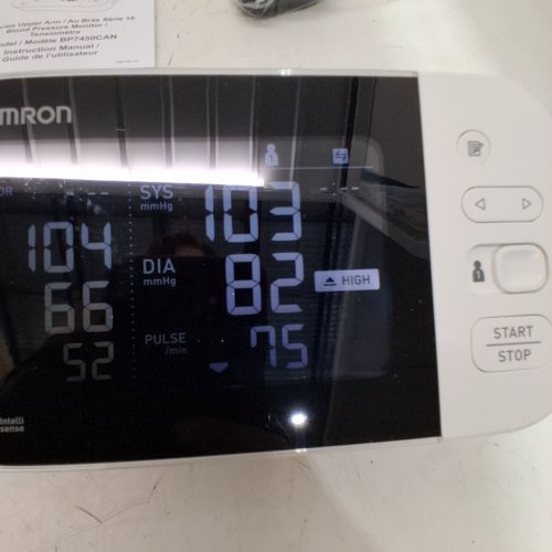 OMRON PREMIUM CUFF 10 SERIES DIGITAL BLOOD PRESSURE MACHINE WITH BLUETOOTH - STORES UP TO 200 READINGS FOR TWO USERS (MODEL: BP7450CAN) image 3