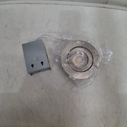 6PK KNLNNY WARE LED RECESSED DIMMABLE LIGHT WITH JUNCTION BOX - 750LM - 9W - 4" -WHITE (MODEL: ZE400GW) image 2