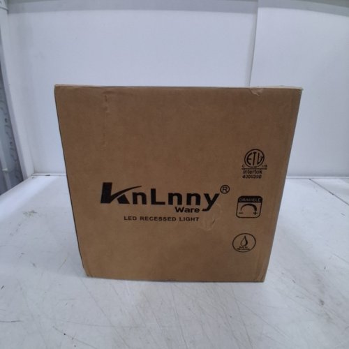 6PK KNLNNY WARE LED RECESSED DIMMABLE LIGHT WITH JUNCTION BOX - 750LM - 9W - 4" -WHITE (MODEL: ZE400GW) image 4