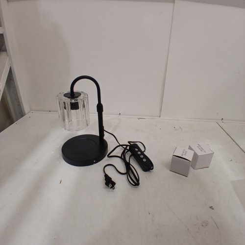 HEIGHT ADJUSTABLE CANDLE WARMER LAMP WITH DIMMER & TIMER - BLACK image 2