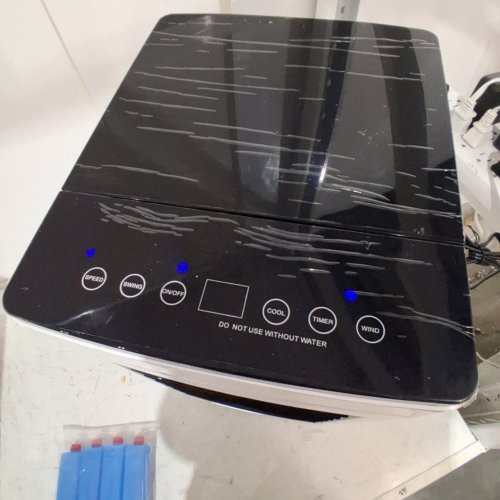 PORTABLE 3-IN-1 EVAPORATIVE ADJUSTABLE WIND SPEED OSCILLATING AIR CONDITIONER - 5L - WHITE/BLACK (MODEL: BW-101Y) image 2