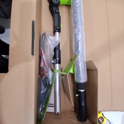 GREENWORKS 80V CORDLESS POLE HEDGE TRIMMER, 20" - TOOL ONLY - GREEN (MODEL: PH80B00) image 3