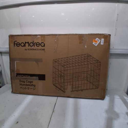 FEANDREA 2-DOOR DOG CAGE/PET CRATE - XXL (48" X 29.3" X 31.7") - BLACK - (MODEL: PPD48H) image 4