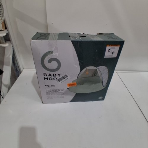 BABY MOOV AQUANI FOLDABLE BABY BEACH TENT - GREEN/GRAY - (MODEL: A035221_US) image 4