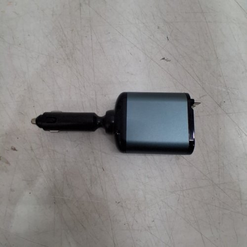 4-IN-1 FAST CAR CHARGER WITH BUILT-IN TYPE-C & LIGHTNING CABLE - GREY (MODEL: WGS-X11-GREY-CA) image 3