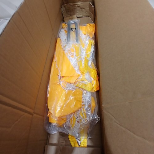 PORTABLE SOCCER GOAL - 12FT X 6FT - YELLOW/BLACK - (MODEL: SSH12X6) image 3