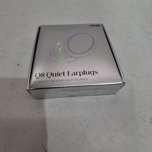 Q8 QUIET NOISE-REDUCING REUSABLE EARPLUGS WITH CASE - BLACK (MODEL: Q8) image 4