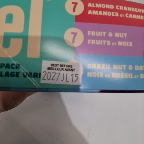 21PK VEL ALL NATURAL CEREAL BARS - VARIETY PACK WELLNESS BARS - 840G image 2