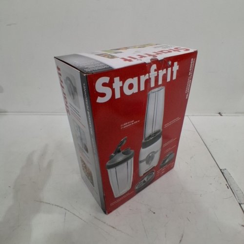 7PC STARFRIT ELECTRIC PERSONAL BLENDER - WHITE/SILVER - (BL2574) image 3