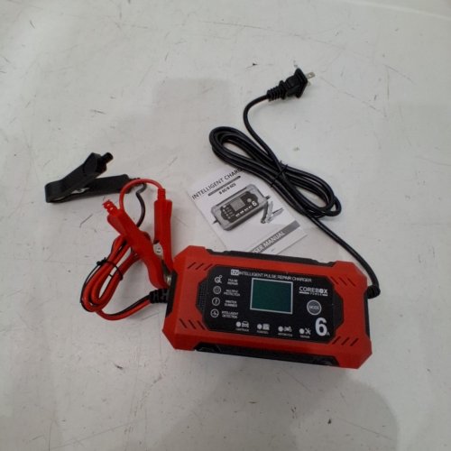 CAR BATTERY CHARGER & MAINTAINER -12V- RED/BLACK (MODEL: H-6CS) image 2