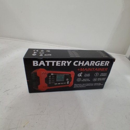 CAR BATTERY CHARGER & MAINTAINER -12V- RED/BLACK (MODEL: H-6CS) image 4