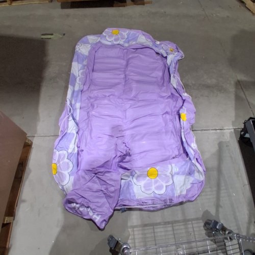 SLOOSH INFLATABLE TANNING POOL LOUNGER FLOAT- 70" X 46" -PURPLE image 3