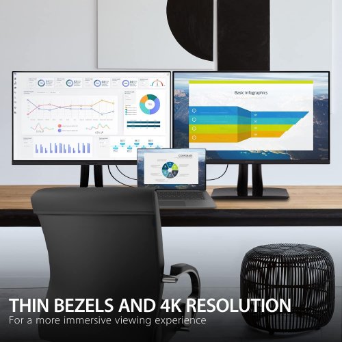 VIEWSONIC COLORPRO 4K UHD IPS ERGONOMIC MONITOR - 32" - MATTE BLACK (MODEL: VP3256-4K) image 3