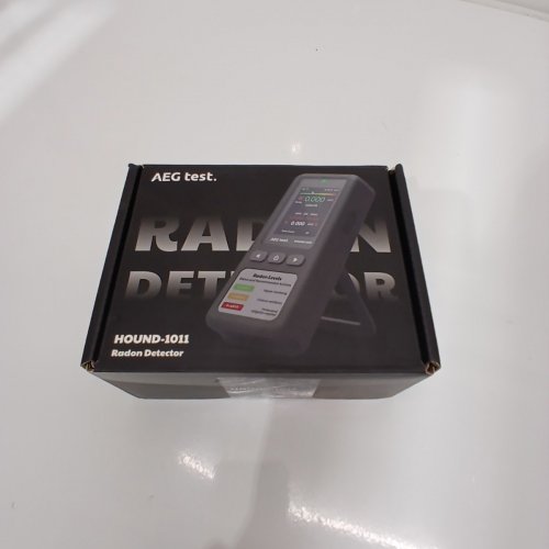 AEGTEST HIGH ACCURACY PORTABLE RADON DETECTOR - GREY - (MODEL: HOUND-1011S) image 3