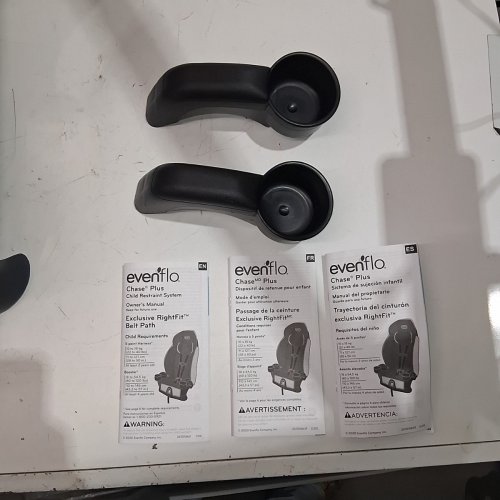 EVENFLO CHASE PLUS 2-IN-1 BOOSTER CAR SEAT FOR KIDS, 5-POINT HARNESS CONVERTS TO HIGH BACK BOOSTER - HURON/BLACK/GREY (MODEL: 30712344C) image 4