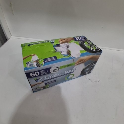 60PK GRAB-A-RAG WASHABLE MICROFIBRE RAGS - WHITE (MODEL: 3330346) image 2