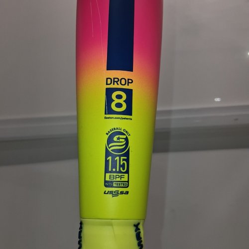 EASTON THE DUB USSSA BASEBALL BAT - -8 DROP - 22OZ - 30" - 2 3/4" DIAMETER - PINK/YELLOW (MODEL: EUT6DUB18) image 3