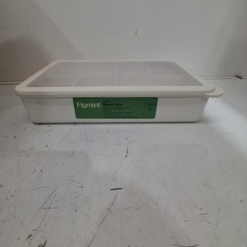 FIGMINT LARGE STAINLESS STEEL SNACK BENTO BOX - CREAM (STYLE: T2813) image 2