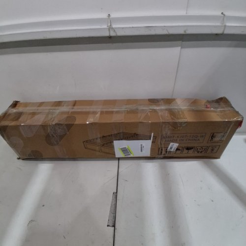 HEAVY DUTY METAL PLATFORM BED FRAME - 12" - QUEEN - WHITE (MODEL: AM07-KJ07-12Q-W) image 6