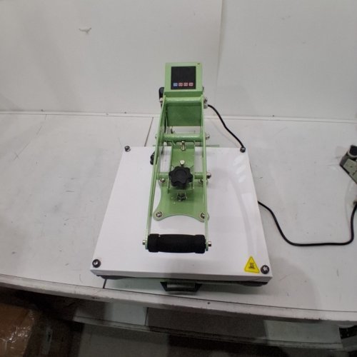 COOLSUB SLIDE OUT HEAT PRESS MACHINE HEAT TRANSFER FOR SHIRTS FABRIC - 15" X 15" - 110V - 1200W - GREEN image 3