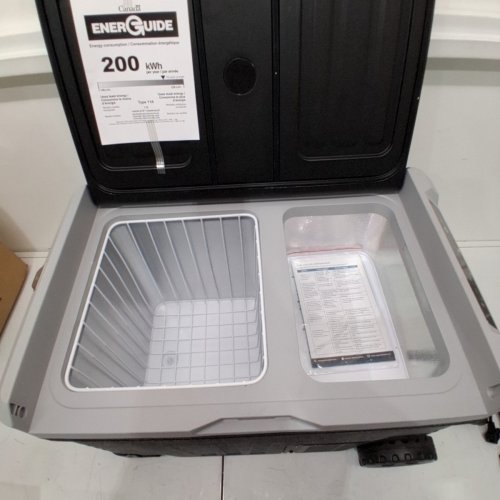 EUHOMY ELECTRIC COOLER PORTABLE FREEZER WITH APP CONTROL - 12V - 53QT(50L) - BLACK (MODEL: CF024-35BL-CAEH) image 5