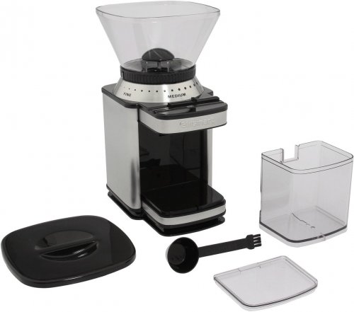 CUISINART SUPREME AUTOMATIC BURR COFFEE MILL GRINDER WITH 18 POSITION SELECTOR - 12" X 7" X 6" - SILVER (MODEL: DBM-8C) image 2